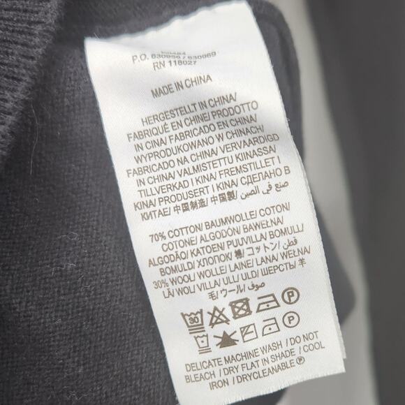 Boden Cotton Wool Blend Sweater Womens Size 4 Crew‑Neck Long‑Sleeve Classic - Picture 5 of 5